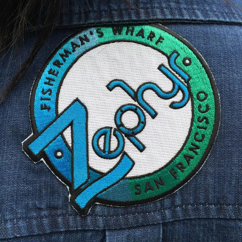 Custom logo and patch for Hotel Zephyr, part of Fleis' collection. Photo courtesy: Melissa Fleis