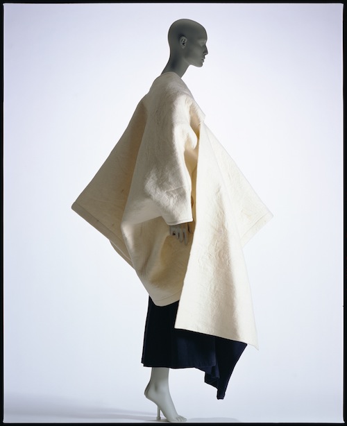 A piece for Comme des Garçons by Rei Kawakubo recently shown at "Future Beauty: 30 Years of Japanese Fashion" at the Barbican Art Gallery in London