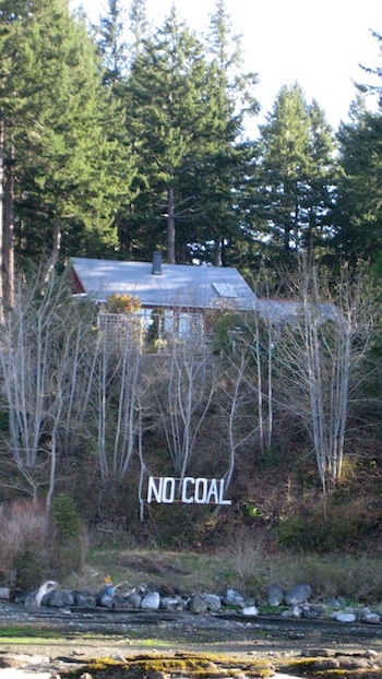 NO COAL is not a plea but a protest against a coalmine 