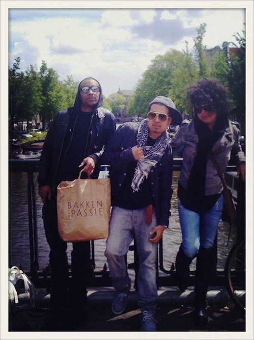 Ashon, Ronnie and Rinat in Amsterdam