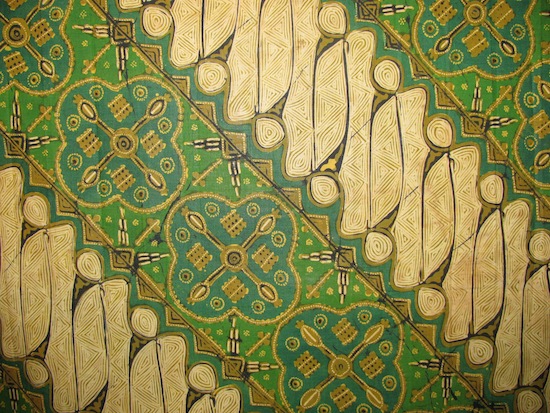 Picture with batik motifs