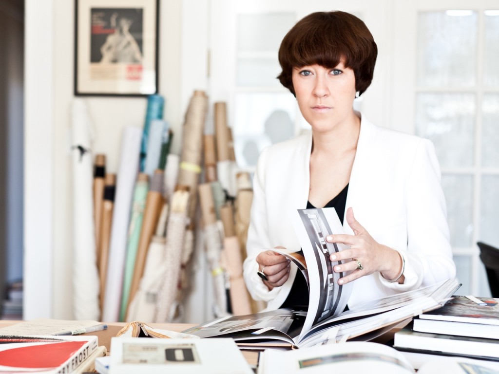 Louisa Parris in her Studio