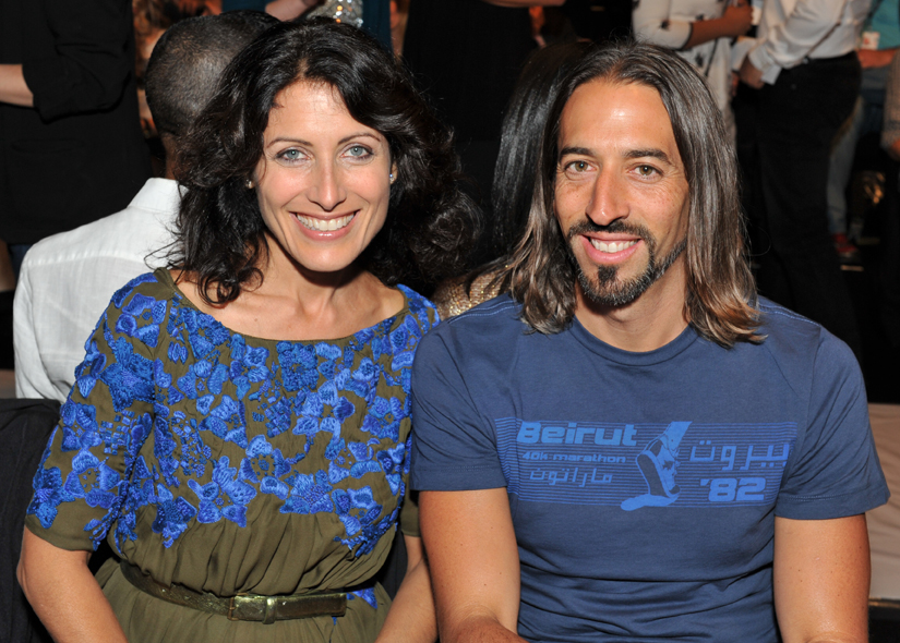 Lisa Edelstein, actress from House, and Robert Russell