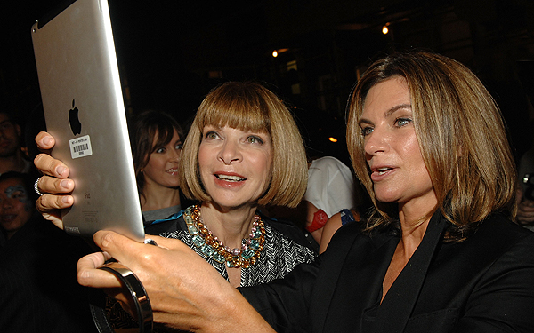 Anna Wintour would be all about the Ebrary - who needs books when you have an iPad?