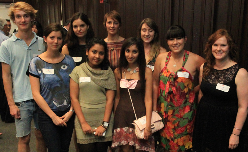 Top Row: Pierre Parent, Pauline Giraut, Sophie Littin, Hannah Tutton; Bottom Row: Marine Gabet, Uma Anupindi, Naoumi Tripathi, Sally Spackman, Liah Roebuck