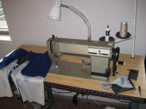 Makeshift Sewing Space