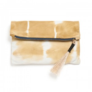 Tie Die Calfskin Clutch