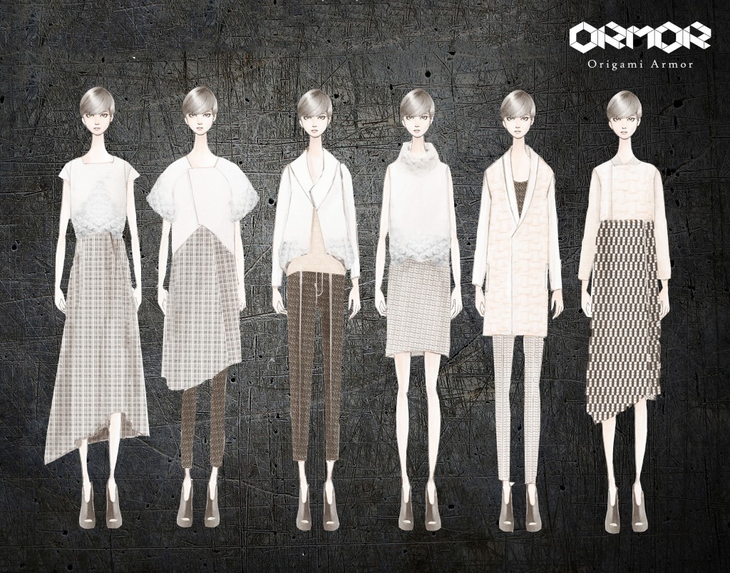 Illustration Lineup for her Spring 2015 Collection.