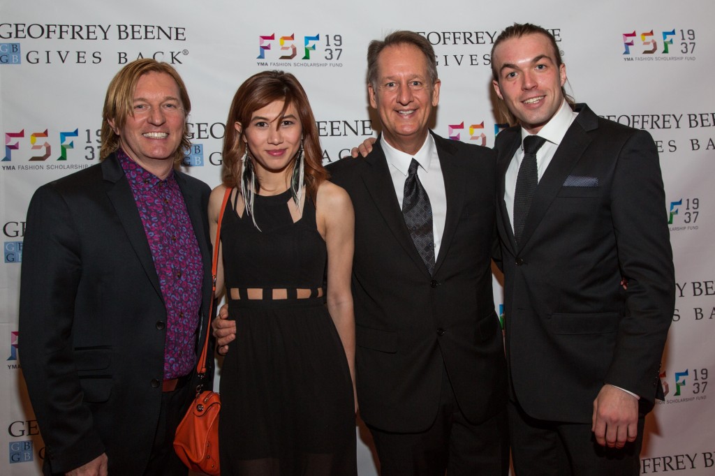 Keanan Duffty, Busara Boussard, Doug Evans  and Martin Evensen, pictured at the YMA FSF Award Dinner. Photo courtesy of YMA FSF.