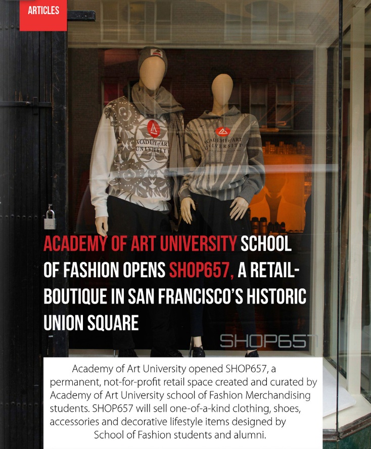 Academy of Art University opens SHOP657