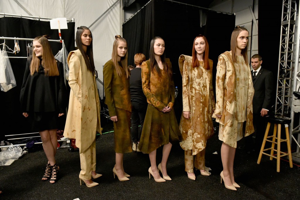 Looks from Ozanhan Kayaoglu, M.F.A. Fashion Design.    Image: Slaven Vlasic/Getty Images
