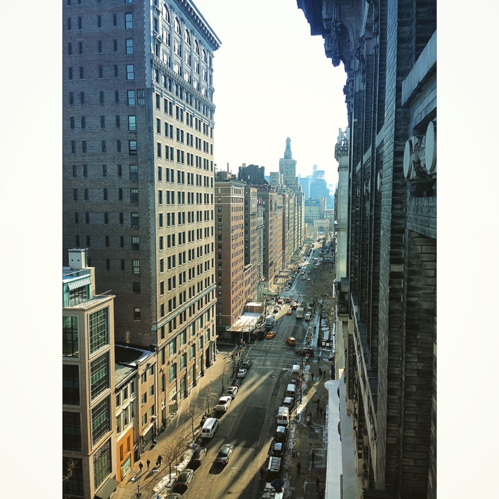 View from the Kimball Studio balcony. Photo by Chloe Preussker.