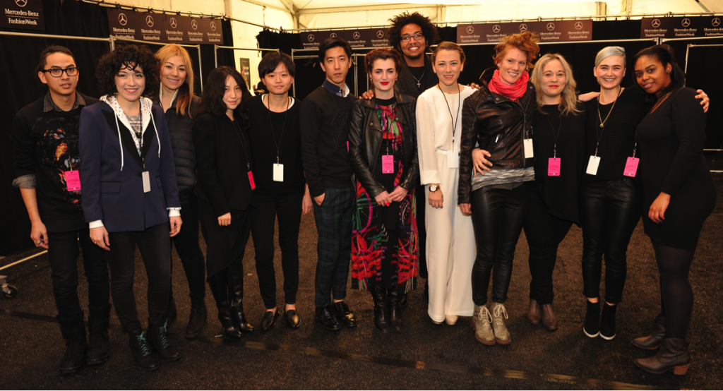 From left to right: Frank Tsai, Jaci Hodges, Jasmine Gonzalez, Hong Ni, Mingyu Du, Earnest Huang, Nisha Hanna Btesh, Joseph Khawane, Andrea Nieto, Lori Solem, Flora Cervantes, Arijana Kajdić and Elizabeth Castellon. Photo by David Dooley.