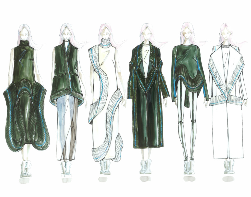 Emma Xueling Cui's illustrated lineup.