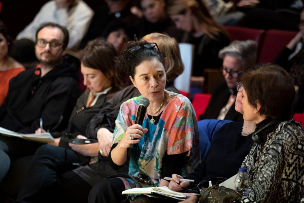 Orsola de Castro, Founder and Creative Director of Fashion Revolution. Photo by Nicholas Mastoras, courtesy of Onassis Cultural Centre Athens.