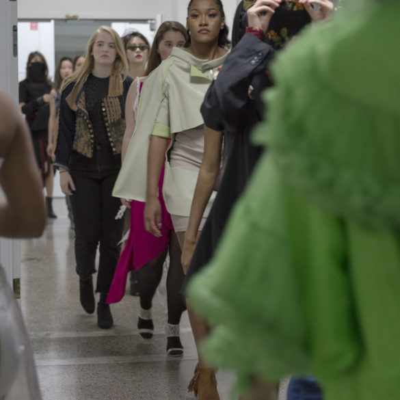 runway repurposed fashion show