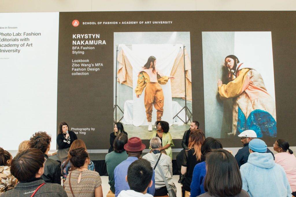 panel discussion at Apple store