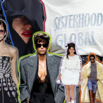 paris fashion week collage