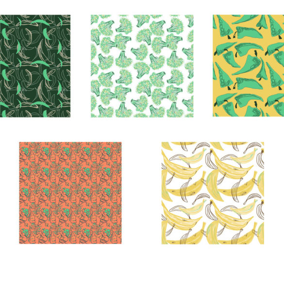 Textile Design sketches by Ashley LeMay