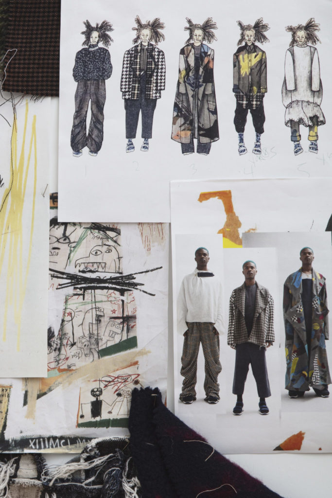 Moodboard for Chelsea Grays' graduate collection. Photography by Danielle Rueda