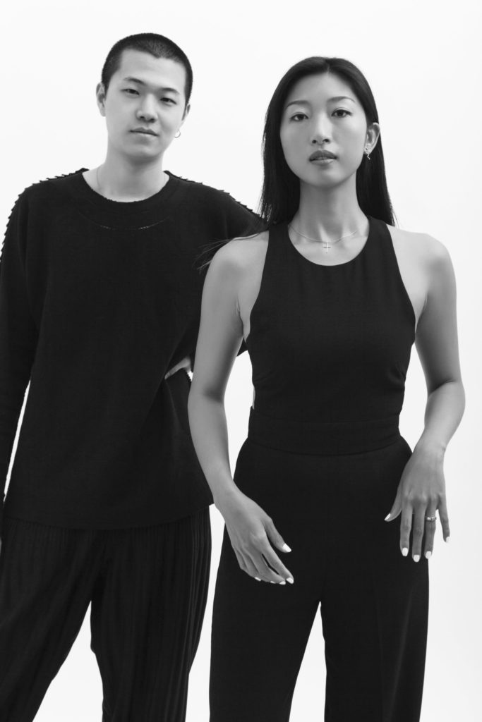 Yue Shen, MFA Fashion Design, and Mingyang Zhang, BFA Knitwear Design 